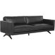 Rogers Cortina Black Leather Sofa